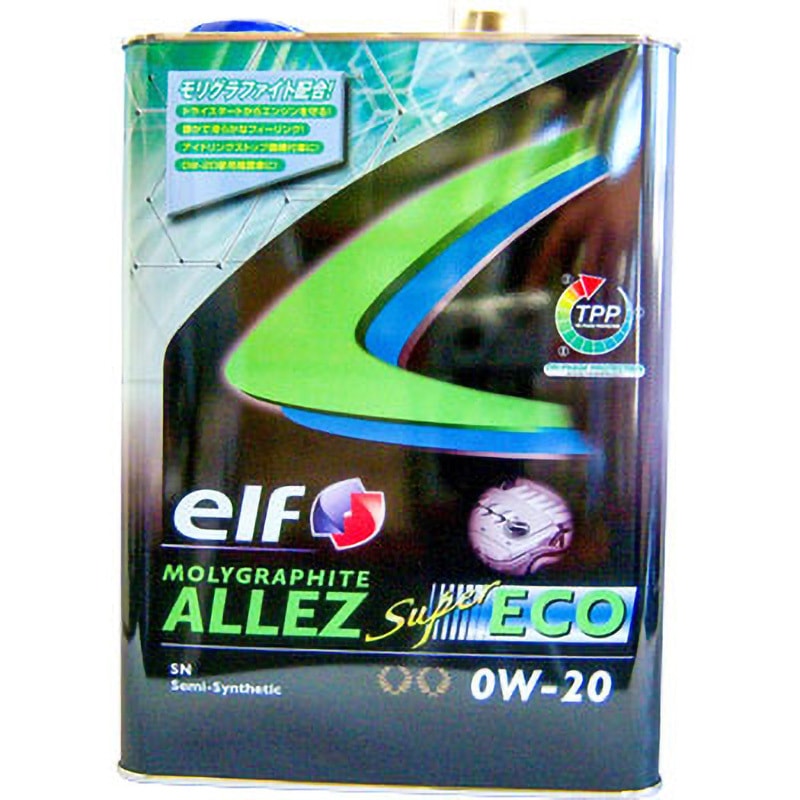 MORIGRAPHITE ALLEZ SUPER ECO 0W20 elf API:SN 部分合成油 容量4L