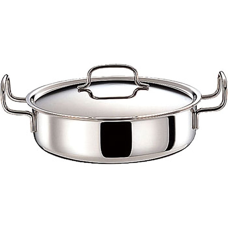 GEO-28S ジオ 浅型両手鍋 宮崎製作所(MIYACO) 容量5.9L サイズ28cm GEO