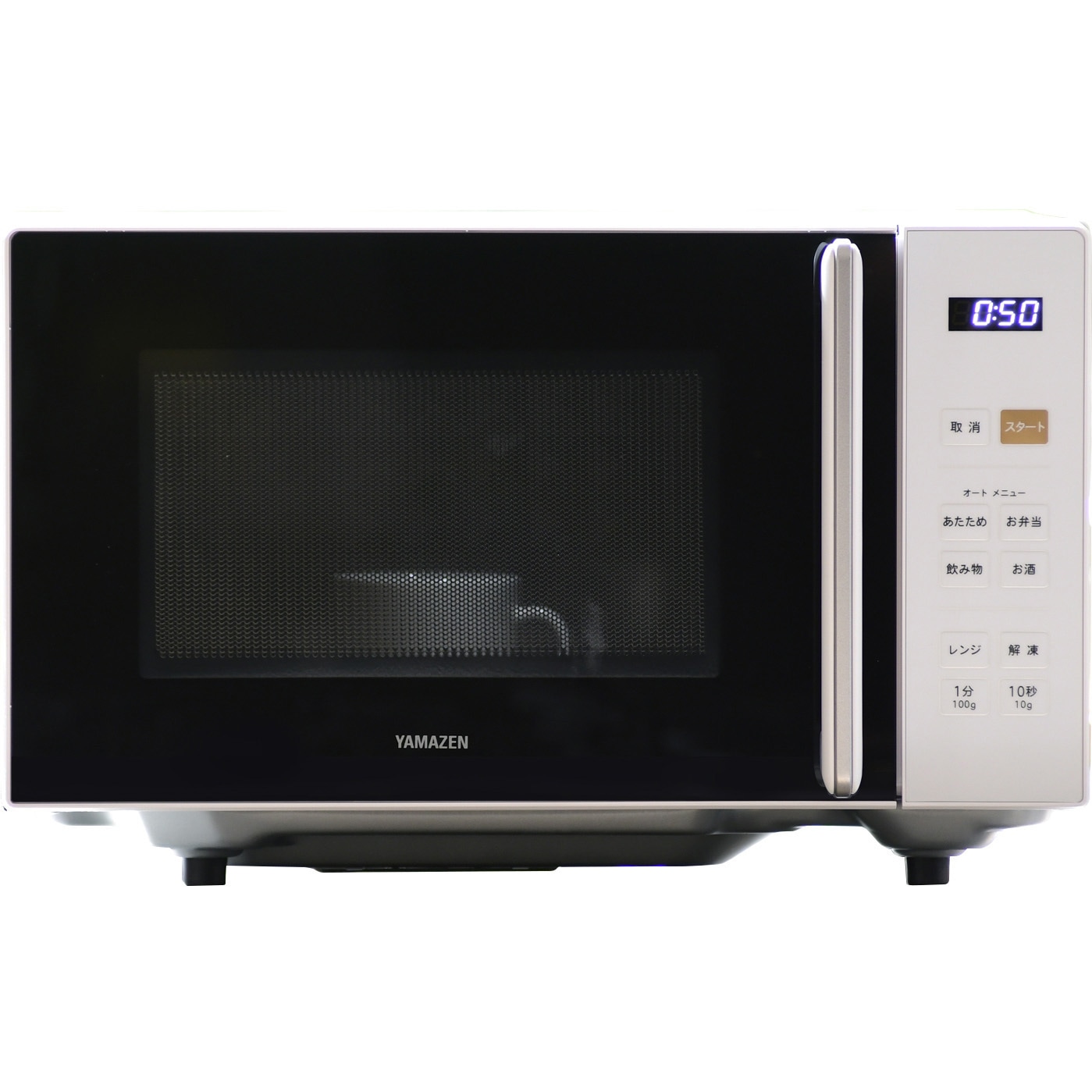 PRW-F180(W) 電子レンジ 18L フラットテーブル YAMAZEN(山善) ホワイト