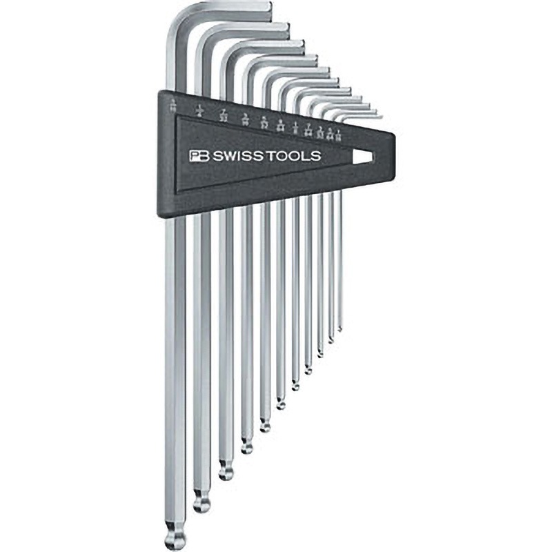 212Z.LH-12 ボール付ロング六角レンチセット(パックナシ) PB SWISS