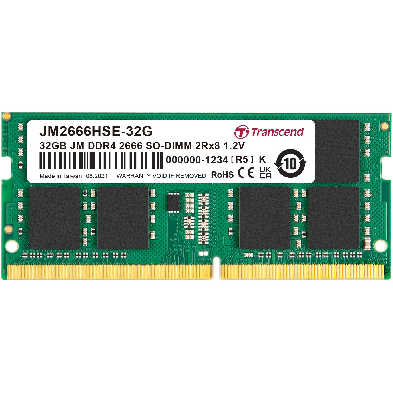 JM2666HSE-32G ノートPC用メモリ PC4-21300(DDR4-2666) 1.2V 260pin SO
