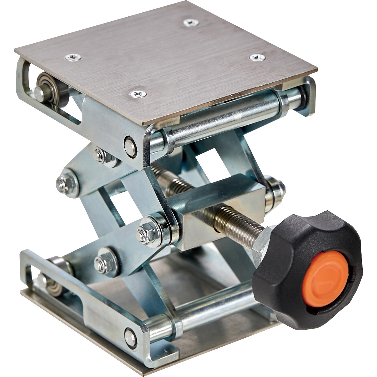 TLJ25-1616 ラボジャッキ(天板ステンレスタイプ・ノブハンドル式) 1台