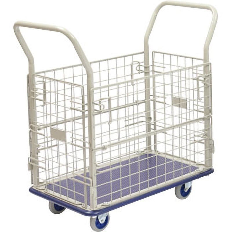 NHT-107-LH スチール台車(金網付) 金沢車輌 荷重150kg NHT-107-LH