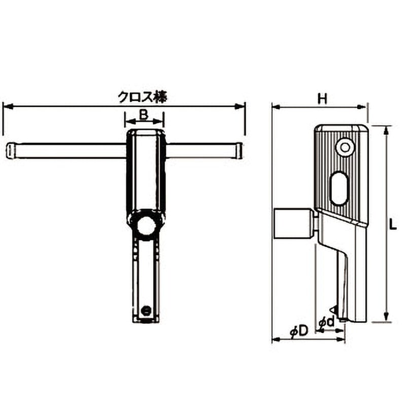 NS2100 アイネス内径ねじ山修正工具 1個 ノガ 【通販モノタロウ】