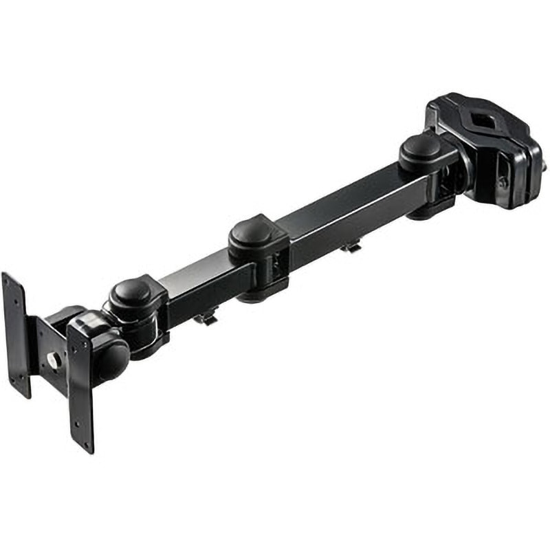 CR-LA358 高耐荷重支柱取付けモニタアーム サンワサプライ ブラック色