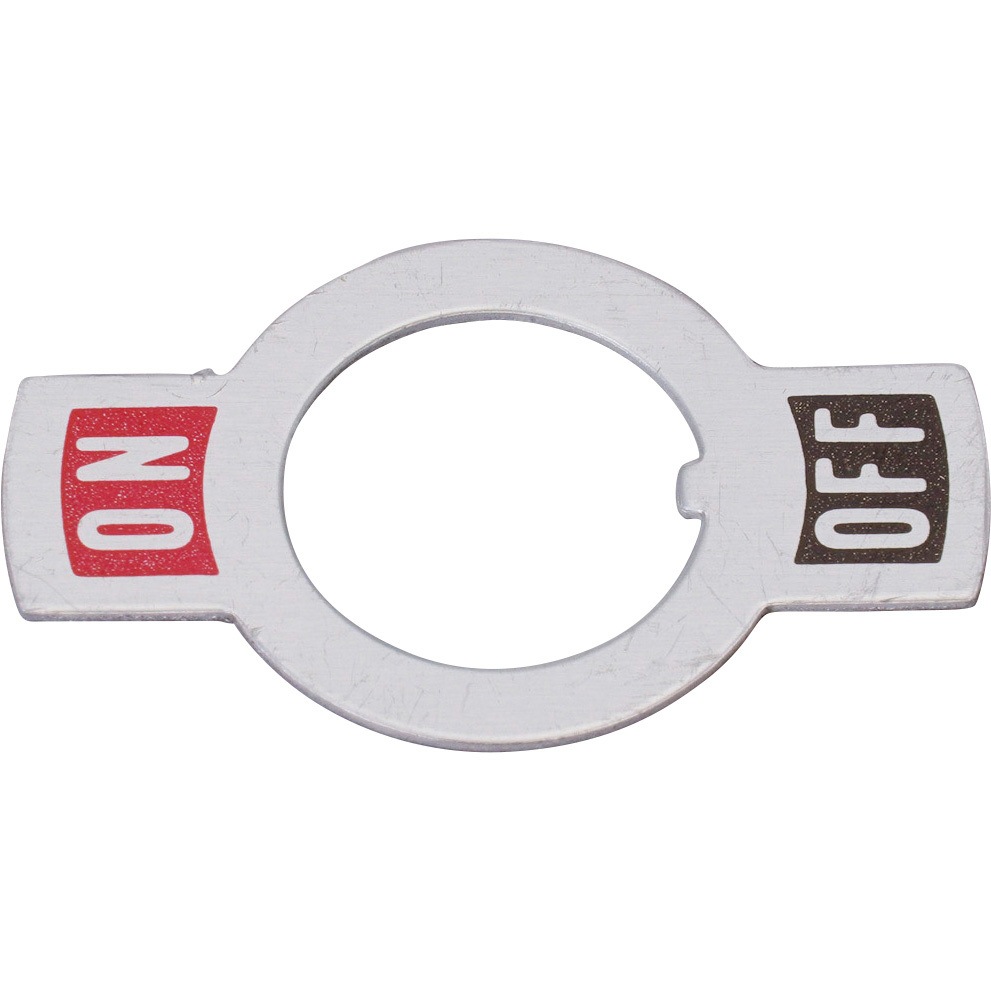 TS-ON3 トグルスイッチ用銘板 1個 YEC 【通販モノタロウ】