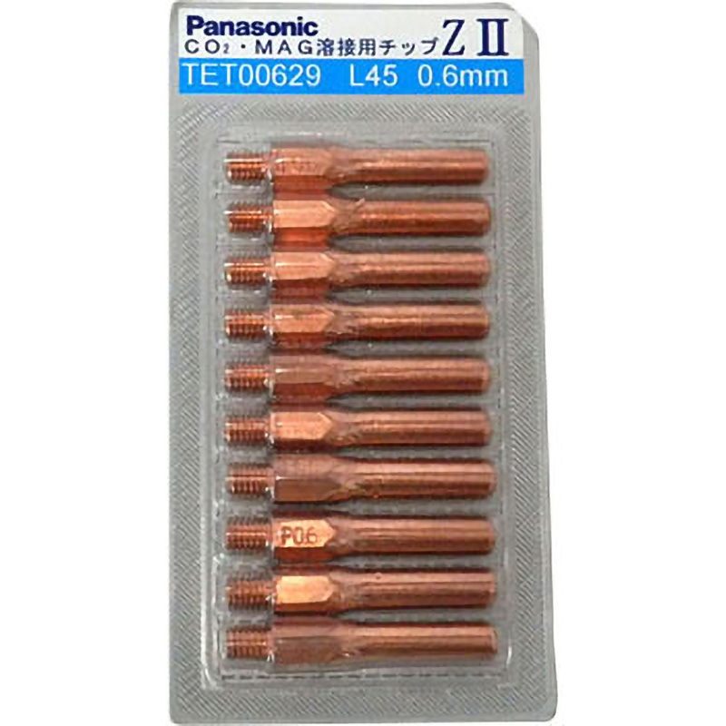 TET00629 Z-IIチップ パナソニックコネクト ワイヤー径0.6mm 1パック