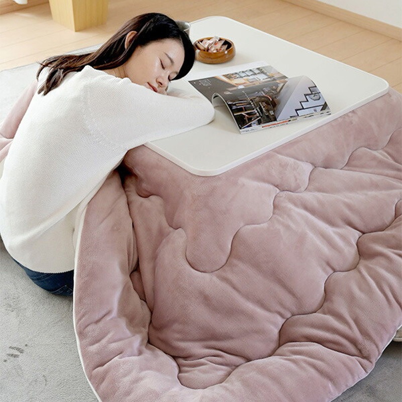 AKF-1818(OL/BR) こたつ布団 両面使えるフランネル素材 YAMAZEN(山善