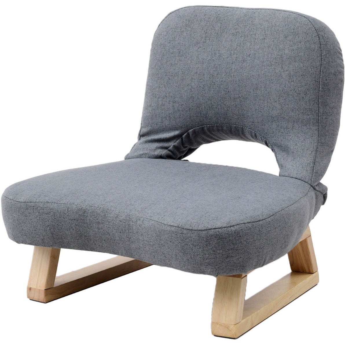 AGR-45E(SGY/NA) あぐら座椅子 YAMAZEN(山善) グレー色 本体幅460mm