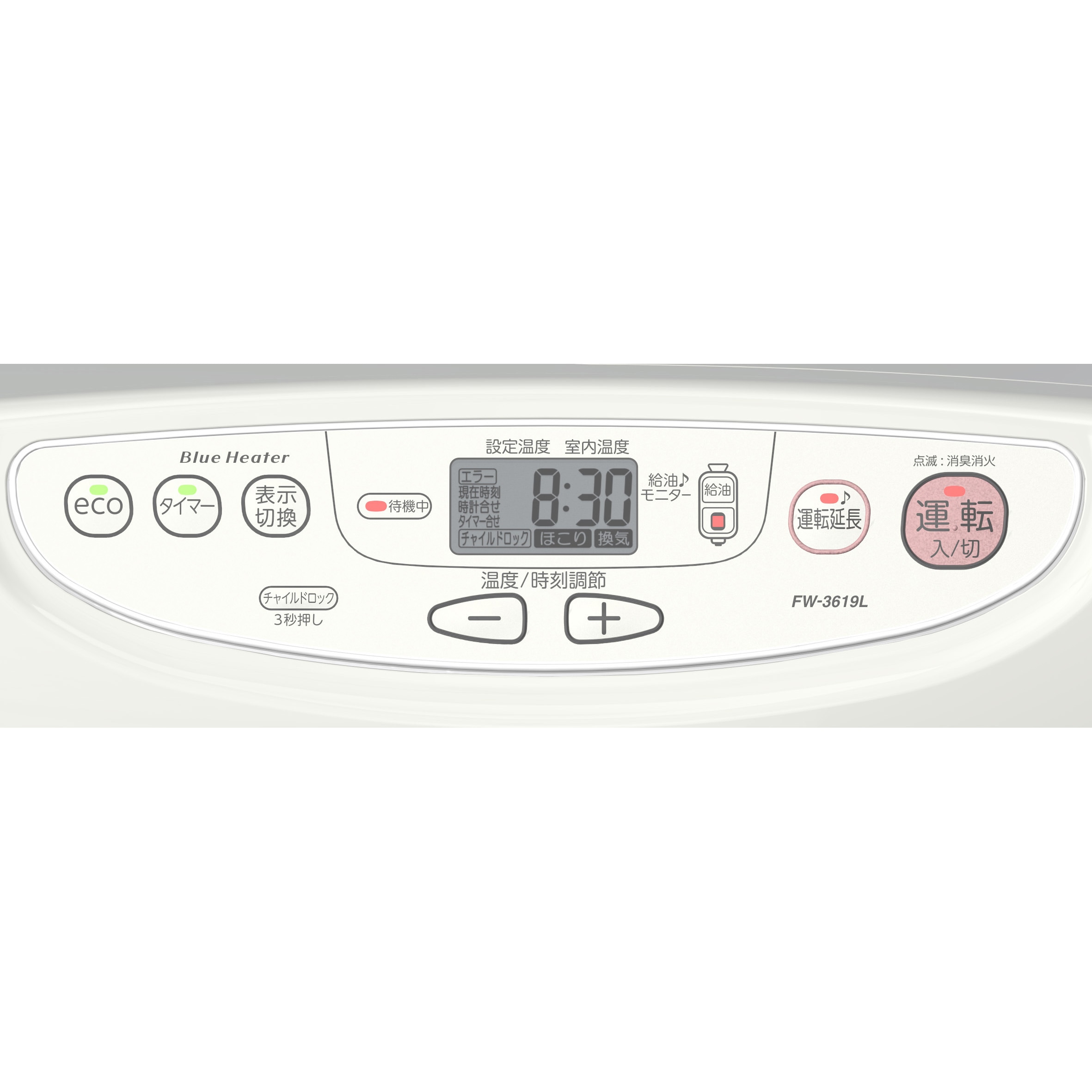 FW-3619L(W) 石油ファンヒーター 1台 ダイニチ工業 【通販モノタロウ】