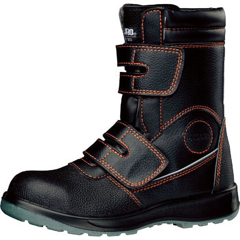 DSF-35-27.5 先芯入りハイカット作業靴 マジックタイプ DSF-035 ミドリ