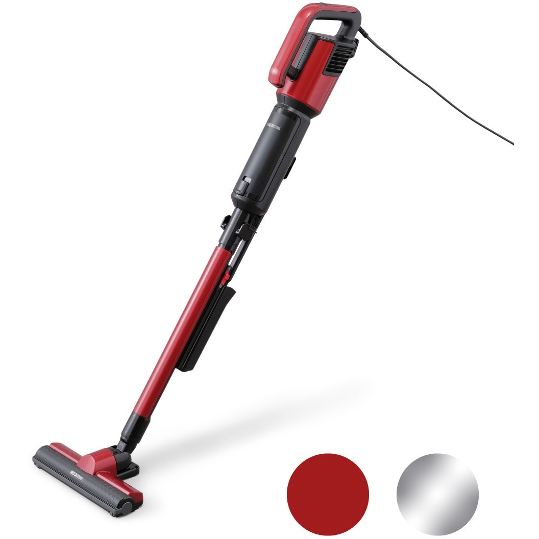 IC-SBA6-R 極細軽量スティック掃除機 アイリスオーヤマ 紙パック式