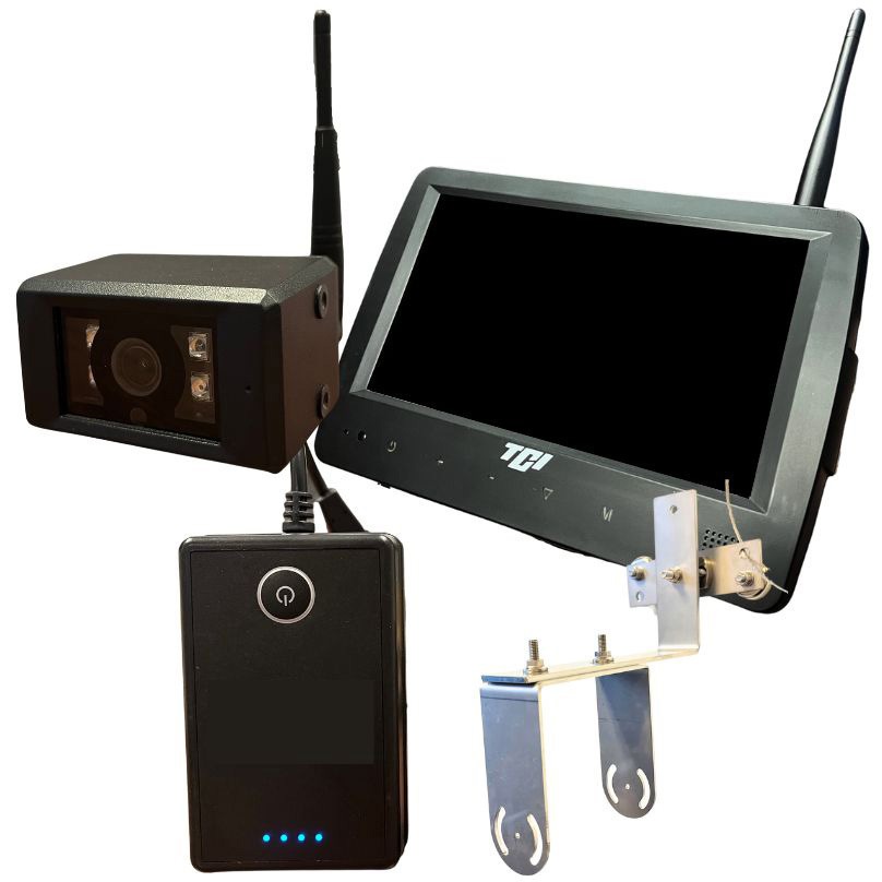 GMBC-1008S クレーン用2.4Gワイヤレスカメラ&マグネットバッテリー&7