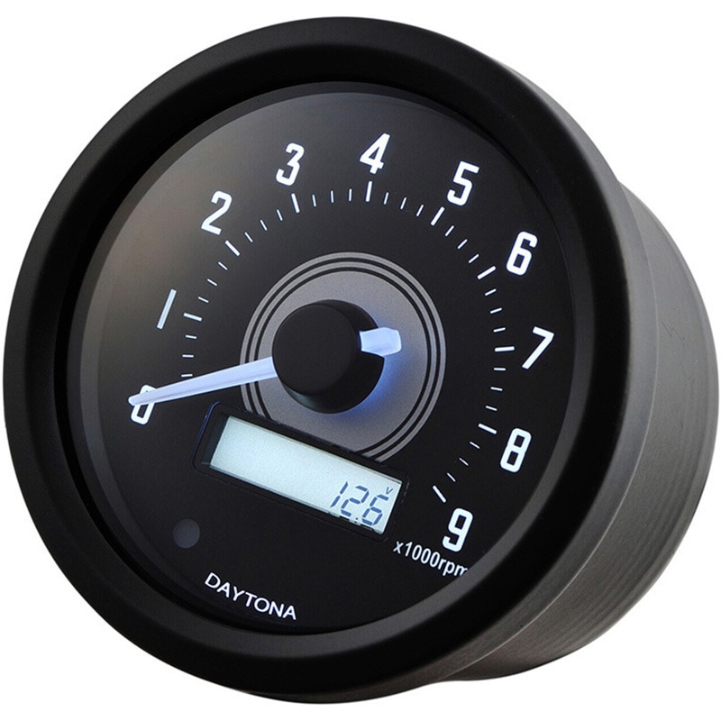 17252 VELONA バイク用 タコメーターキット Φ60/9000rpm表示 1セット