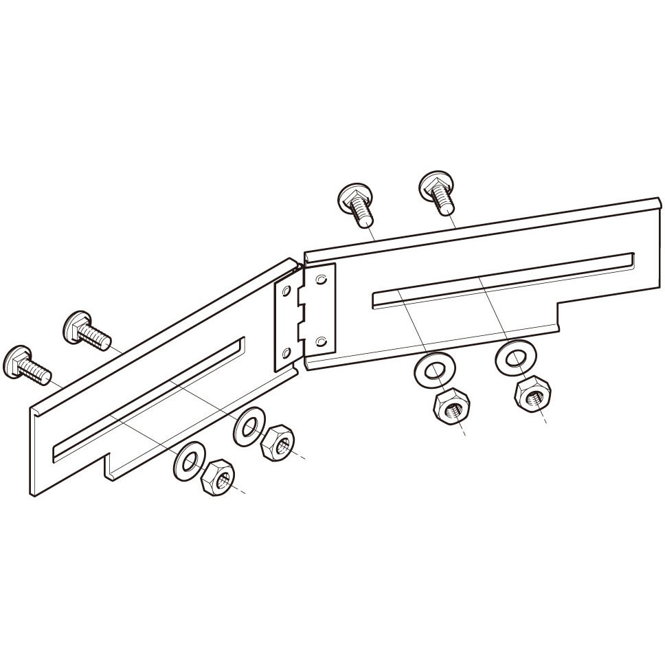 5ARBG1N 水平自在継ぎ金具 □ARBG1N 1個 ネグロス電工 【通販モノタロウ】
