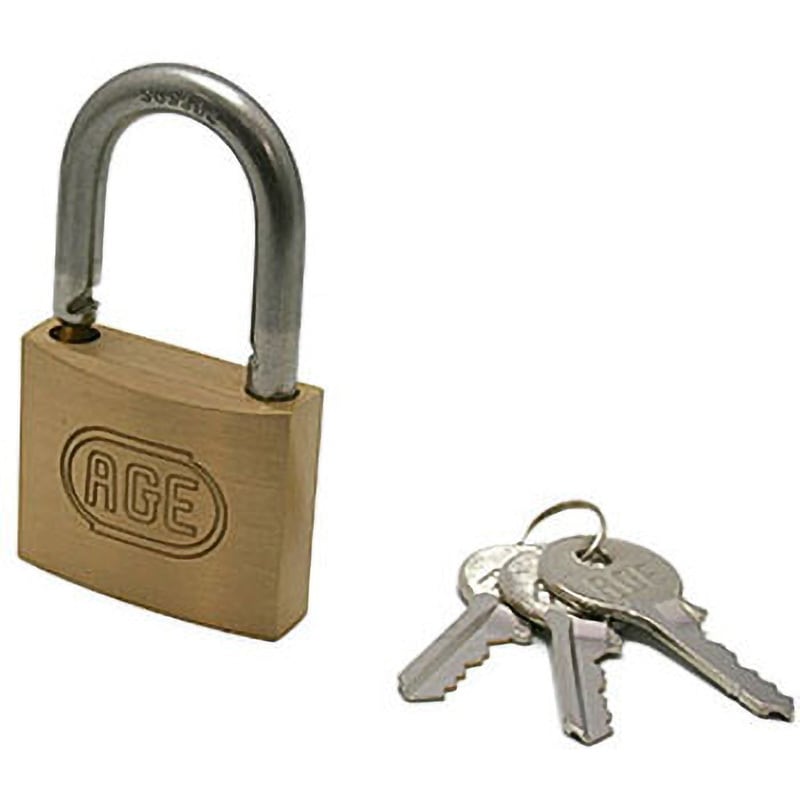 G030 ステンレス弦Wロックシリンダー南京錠 同一キー ハイロジック