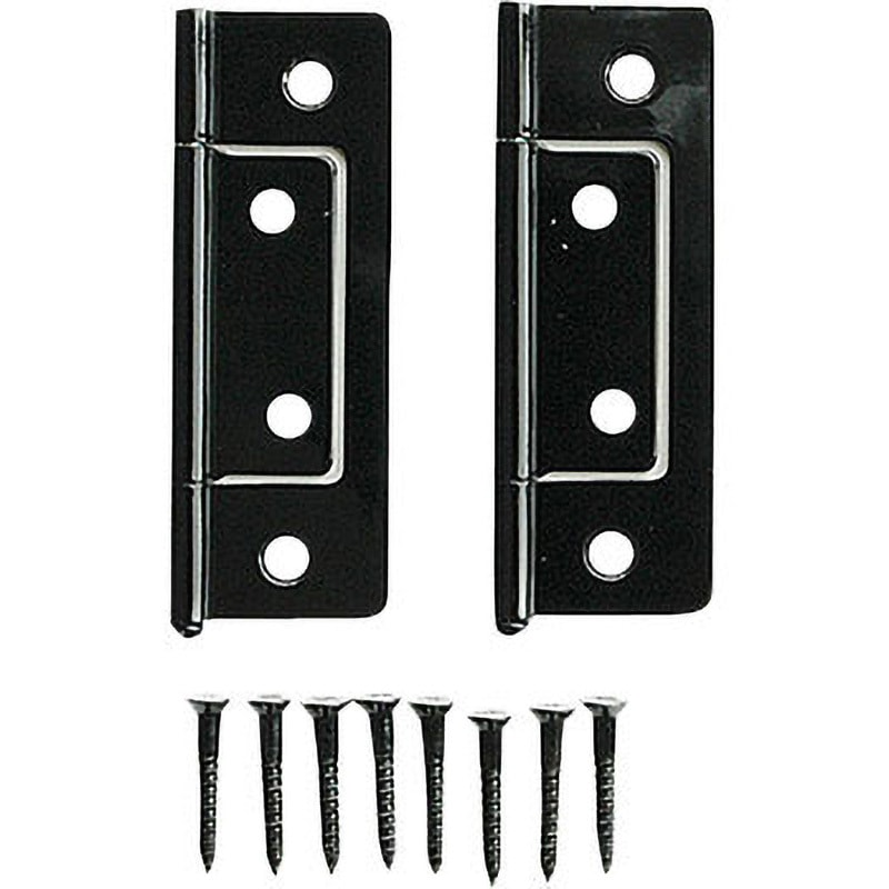 P-663 フラッシュ蝶番 ハイロジック 材質:鉄 幅35mm長さ64mm 1袋(2枚