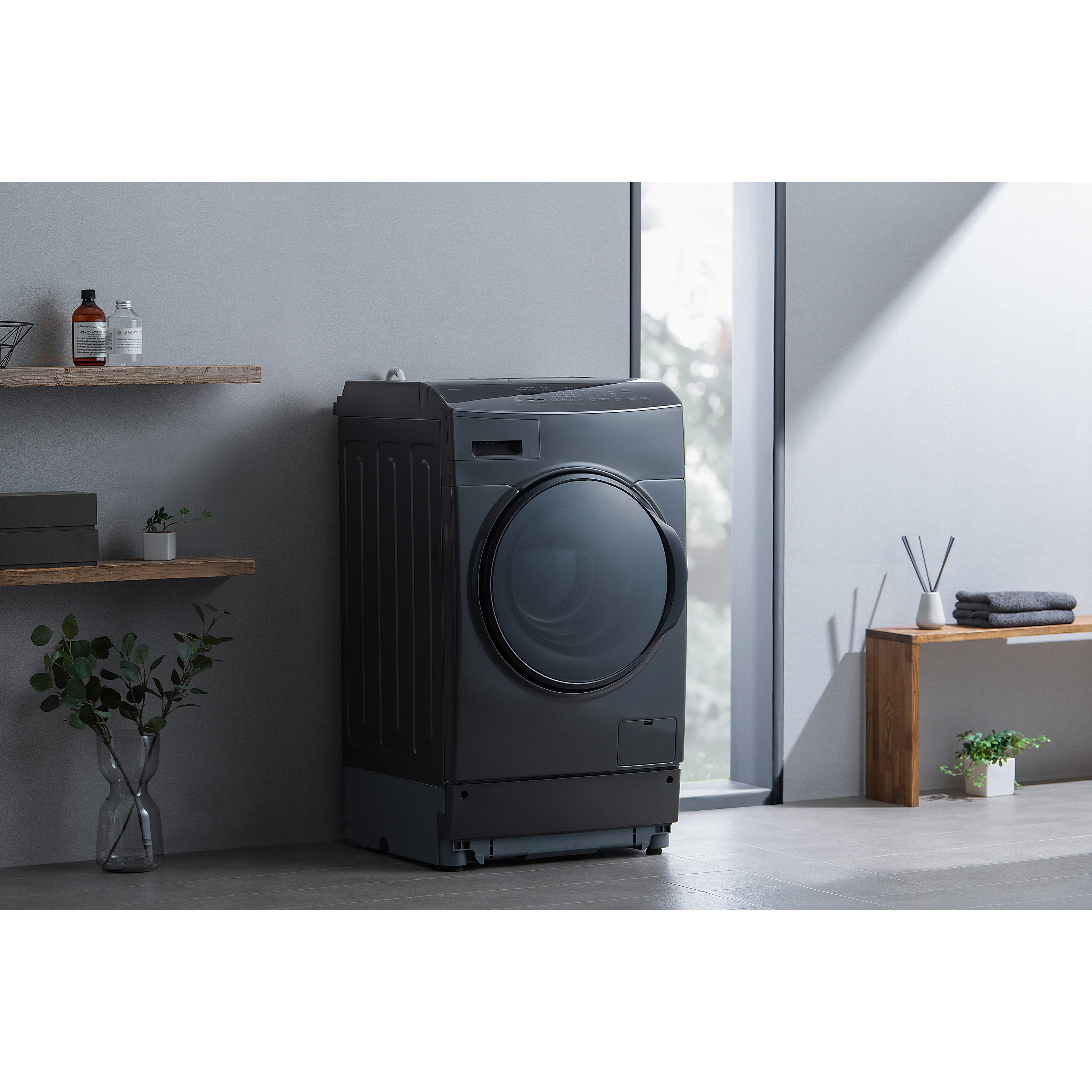 FLK852-B ドラム式洗濯乾燥機 8.0kg/5.0kg 1個 アイリスオーヤマ