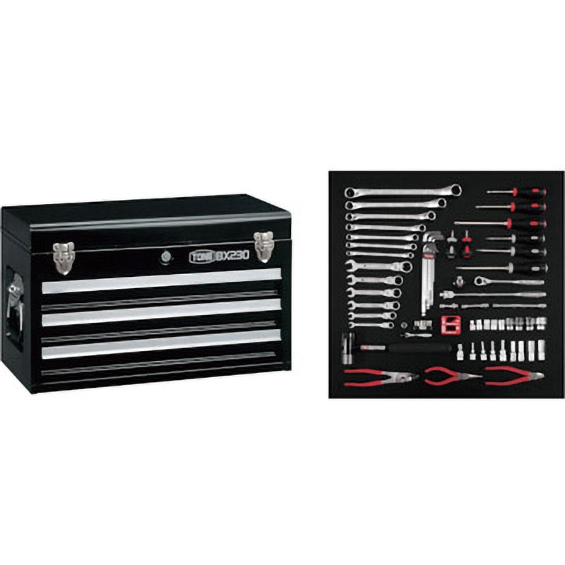 TSAT353BK ツールセット メカニック用 9.5sq 69点組 1セット(69点