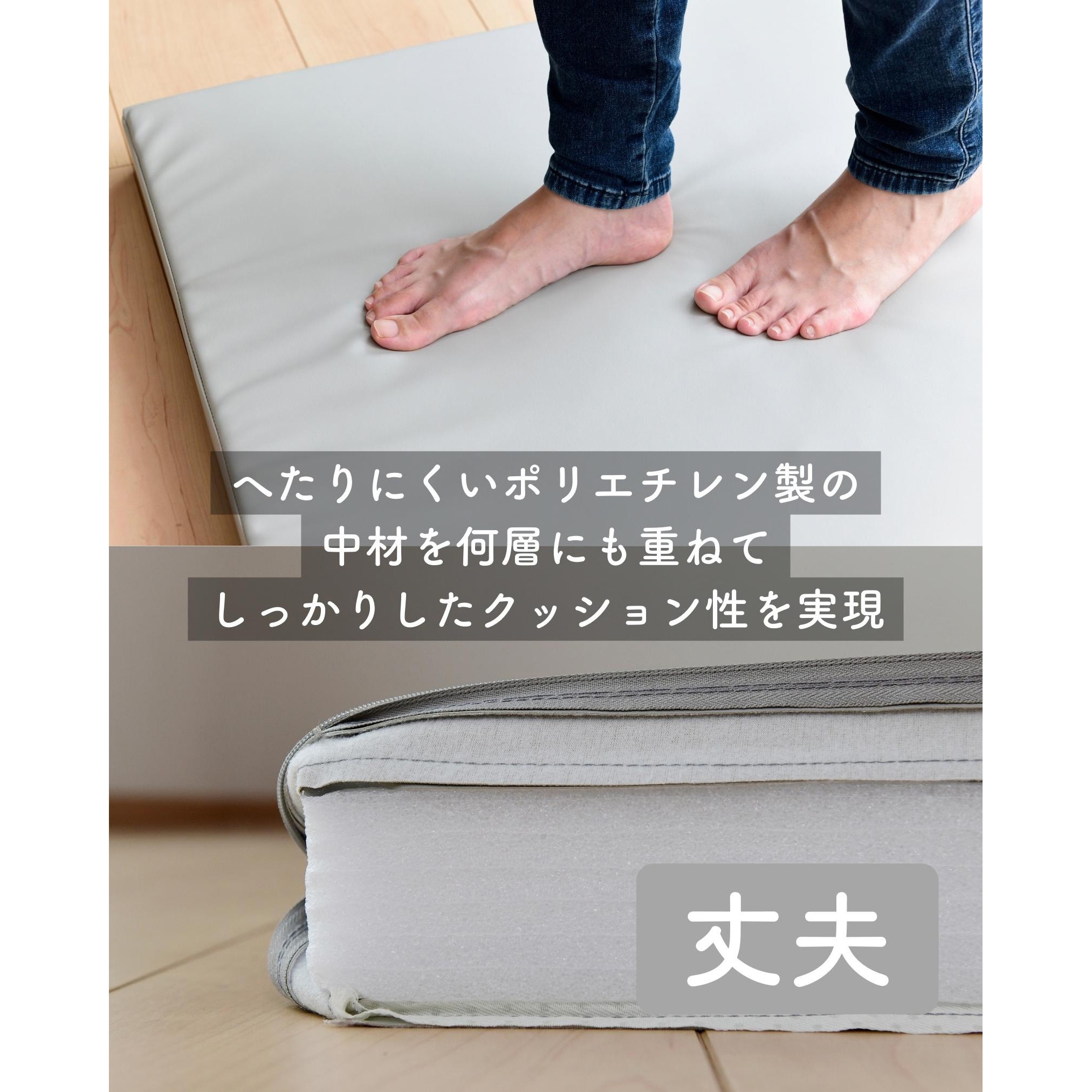 IRM-6060C(GY) ルームマット 1枚 YAMAZEN(山善) 【通販モノタロウ】