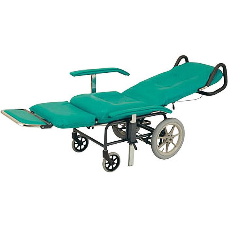 NO.228 車いすフルリクライニングカームF 睦三 介助 ライトグリーン色