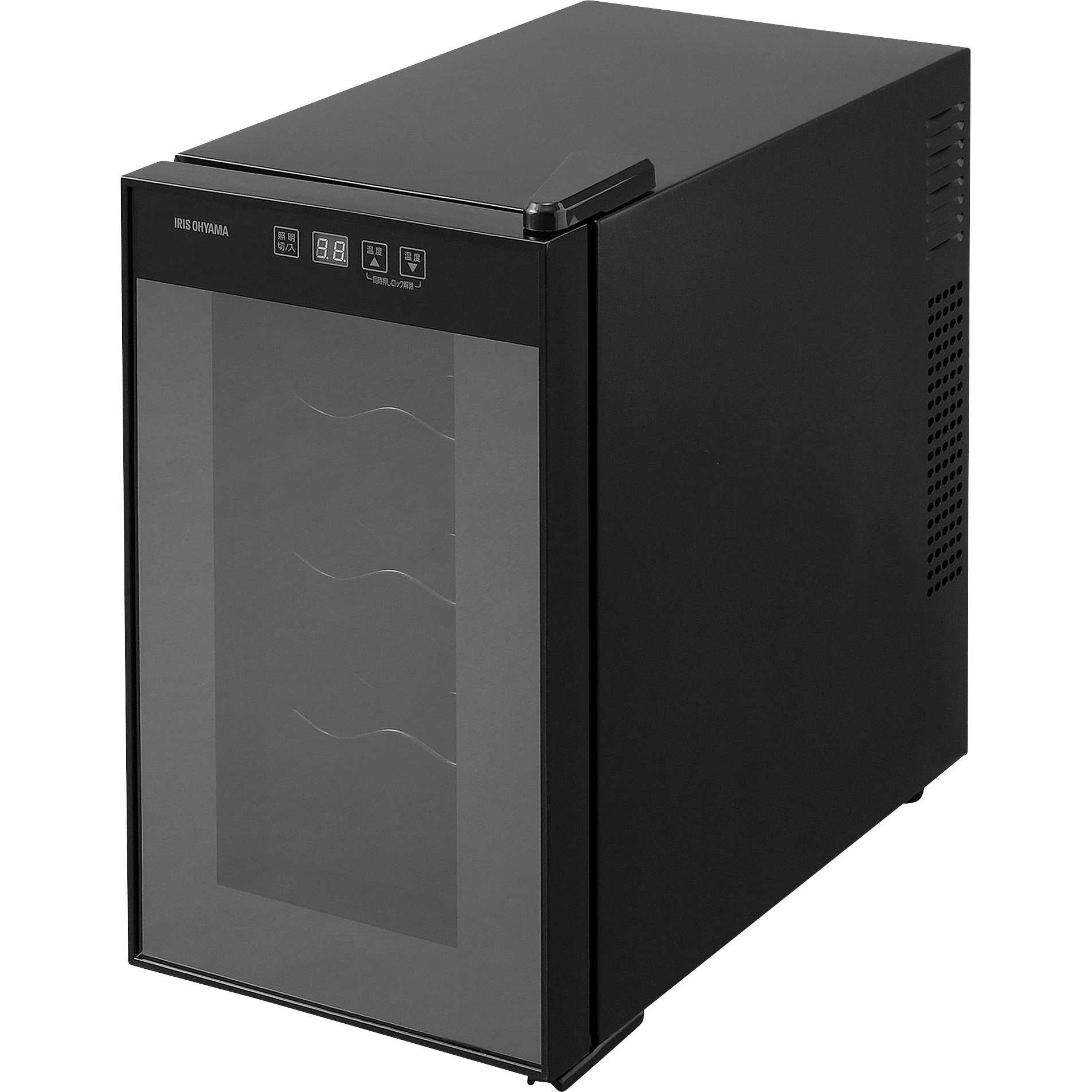 IWC-P081A-B ワインセラー 1台 アイリスオーヤマ 【通販モノタロウ】