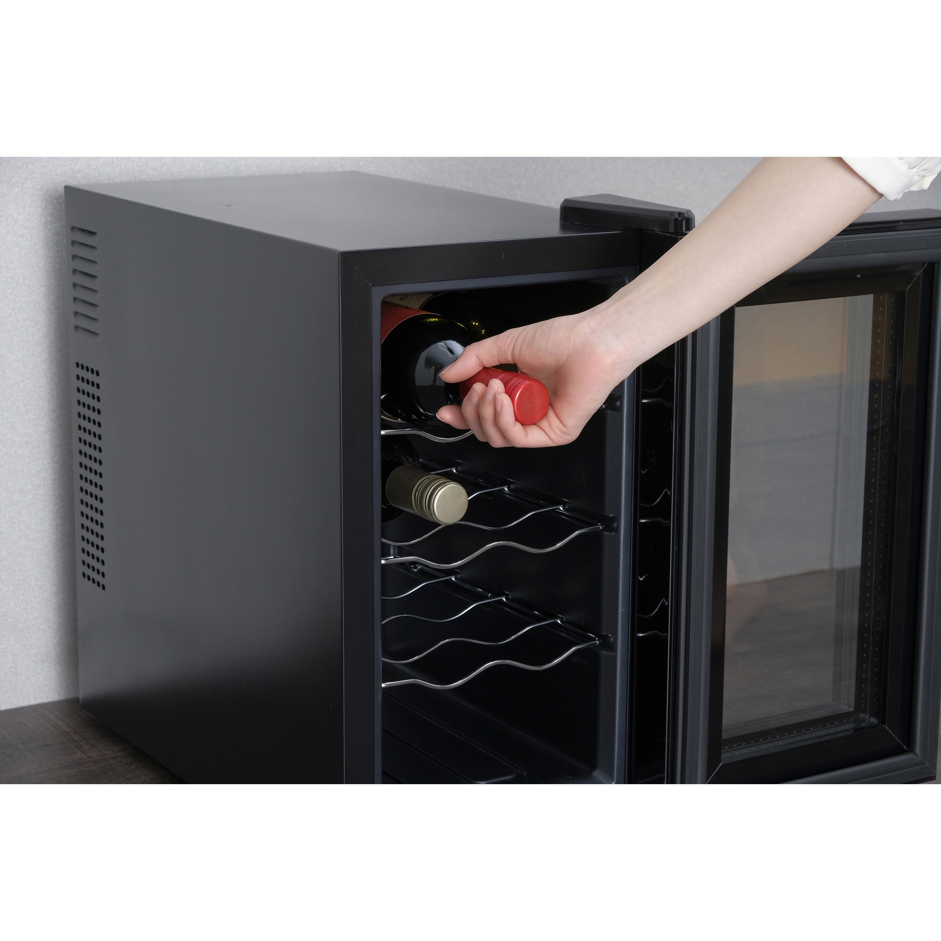 IWC-P081A-B ワインセラー 1台 アイリスオーヤマ 【通販モノタロウ】