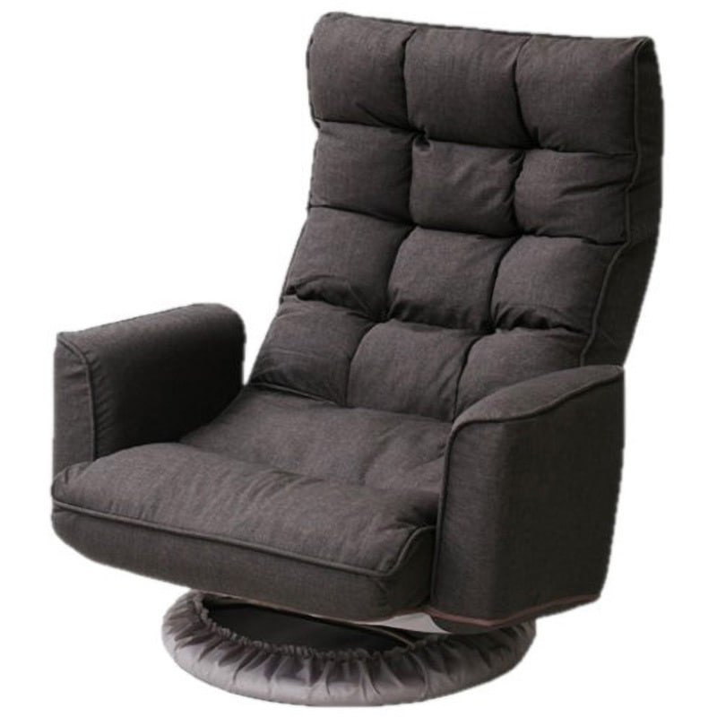 SKZ-72(DBR) リクライニング 回転座椅子 肘掛け付 YAMAZEN(山善