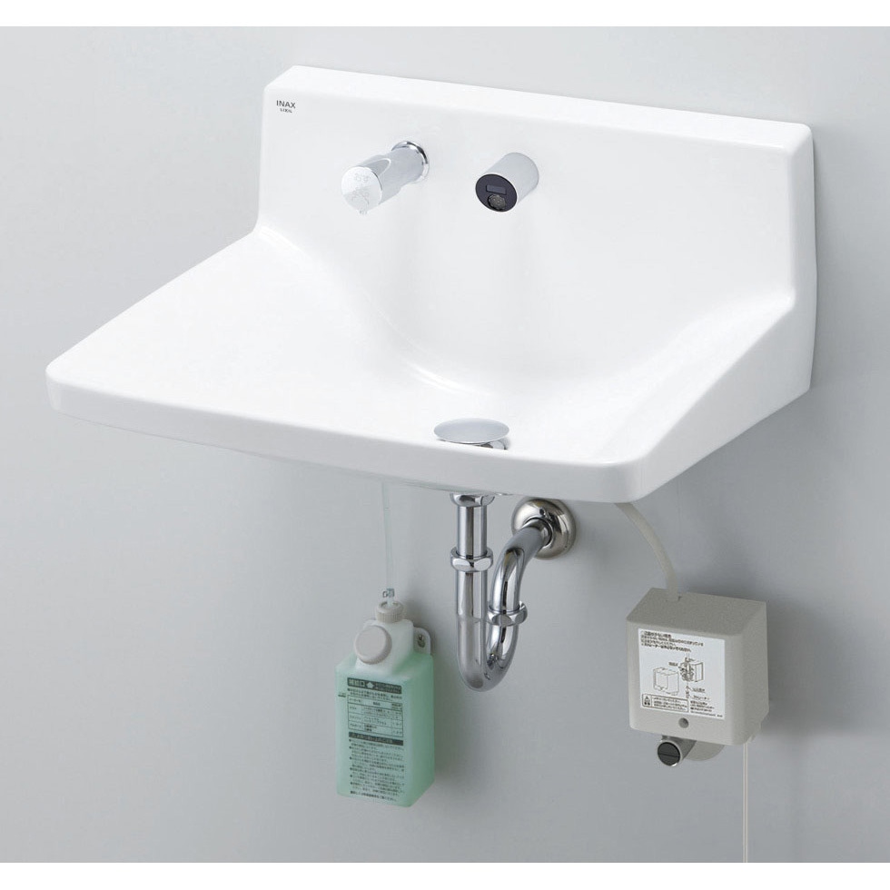 L-A955KA2F/BW1 ハイバックガード洗面器 Lサイズ 自動水栓 水石けん