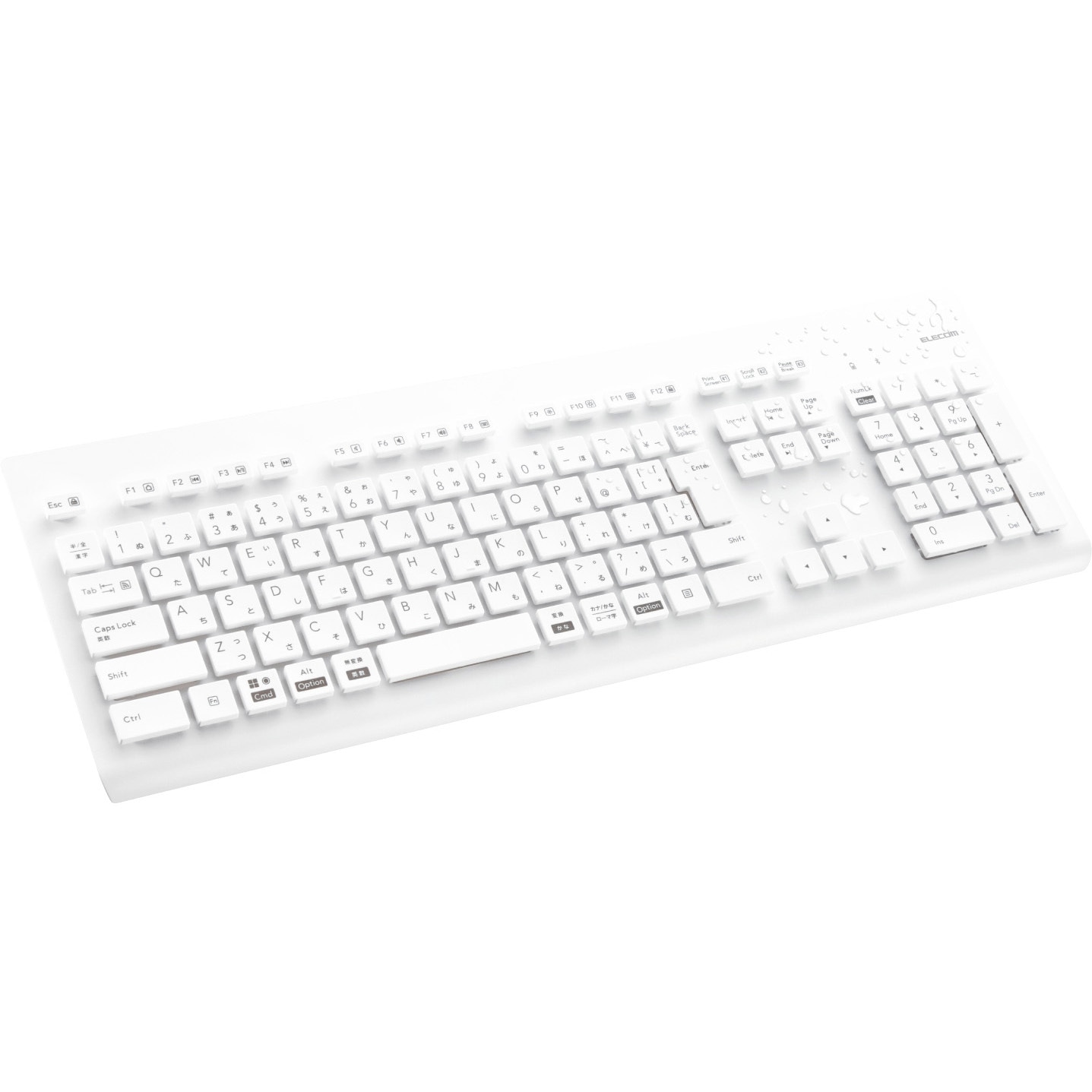 TK-WS03BMKWH キーボード 無線 Bluetooth メンブレン式 ワイヤレス