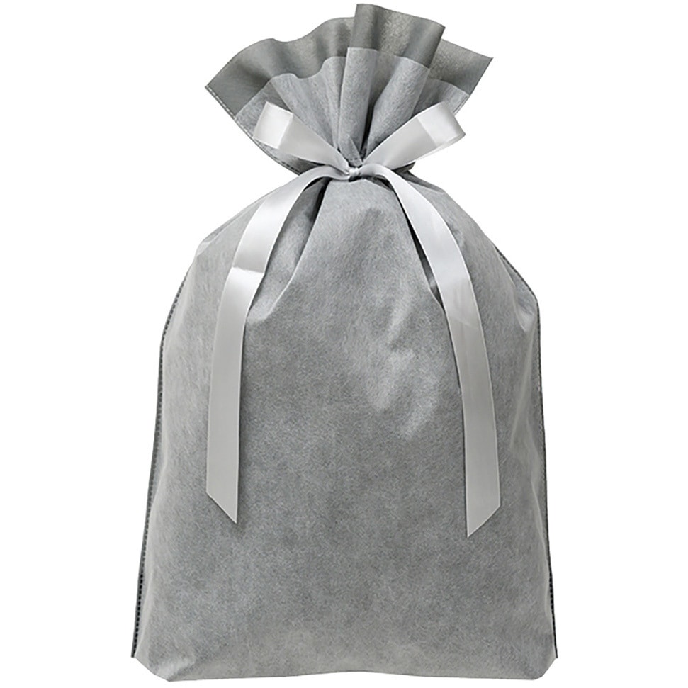 DFG-RBL 2重不織布リボン付バッグ HEADS(ヘッズ) サイズL 1パック(10枚