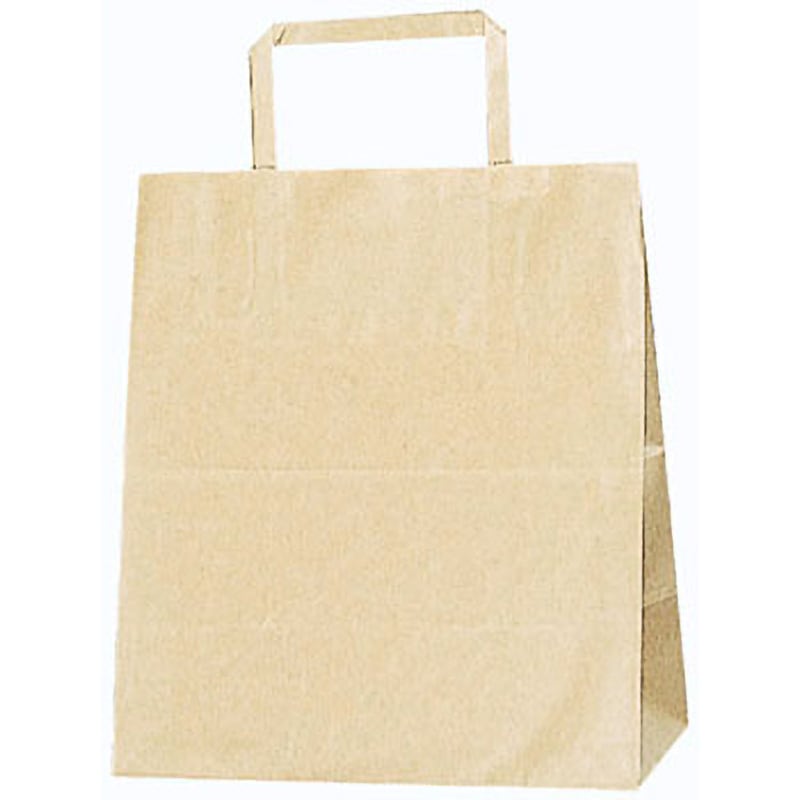 H25CB S2 ミザラシムジ 紙袋 25チャームバッグ HEIKO 手提げ袋 茶無地