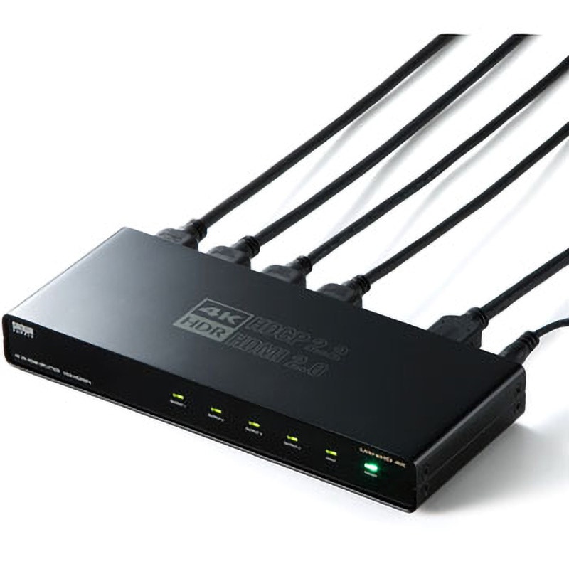 VGA-HDRSP4 4K/60Hz・HDR対応HDMI分配器 1個 サンワサプライ 【通販