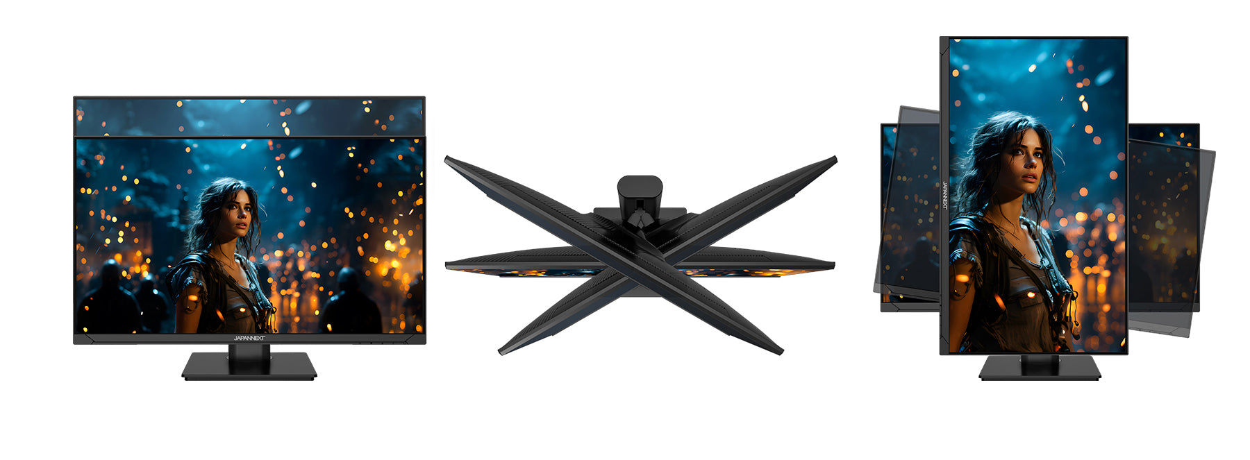 JAPANNEXT 23.8インチ IPSパネル搭載 200Hz対応 フルHD(1920x1080