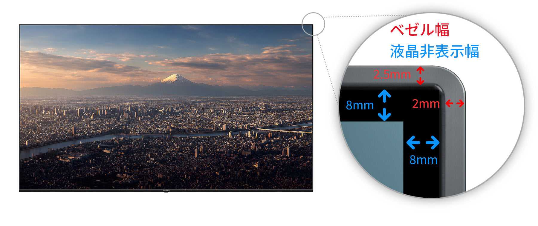 2年保証モデル】 JAPANNEXT 100インチ VAパネル搭載 4K(3840x2160