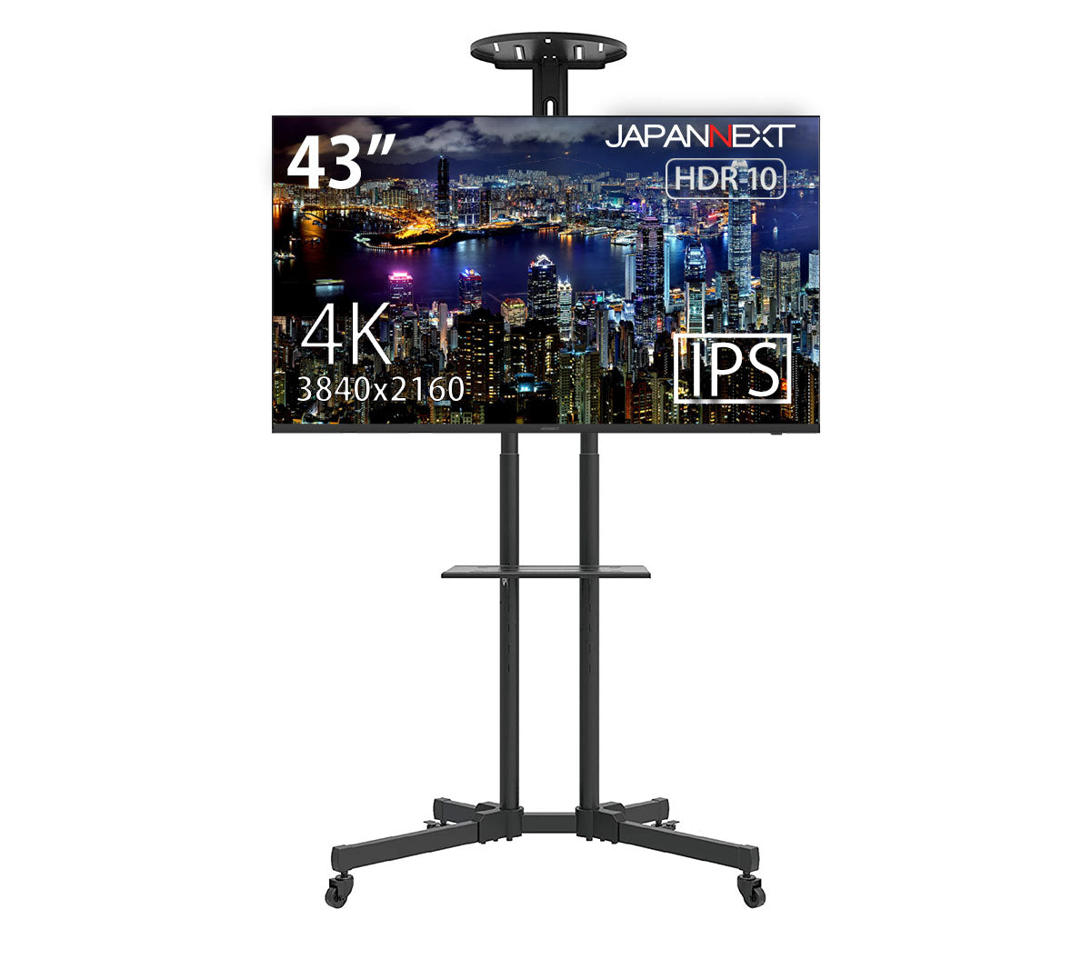 43インチ 大型液晶ディスプレイ 4K HDR PCモニター JN-IPS4300TUHDR