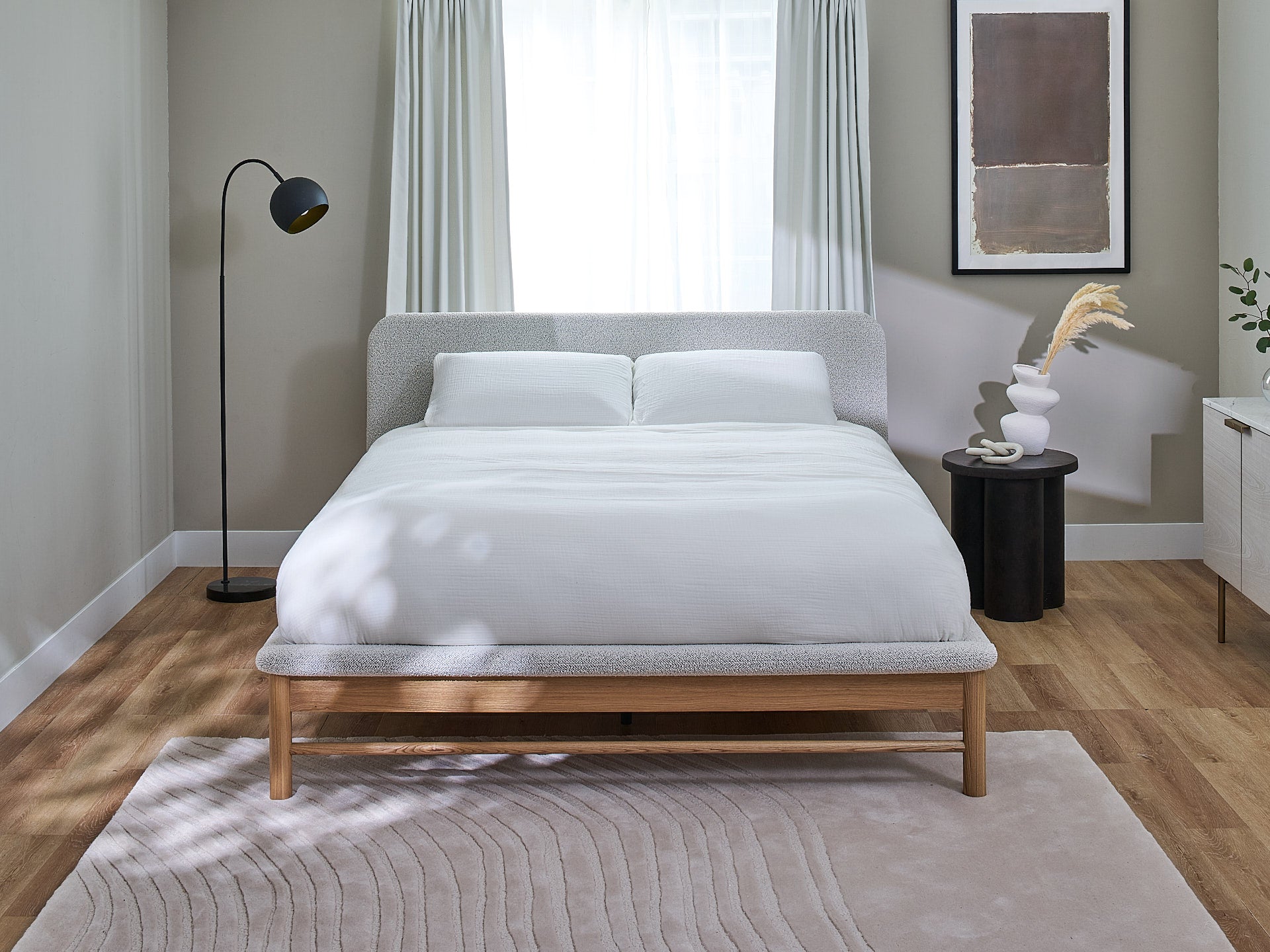 コアラマットレスプラス + ファブリックベッドフレーム – コアラ