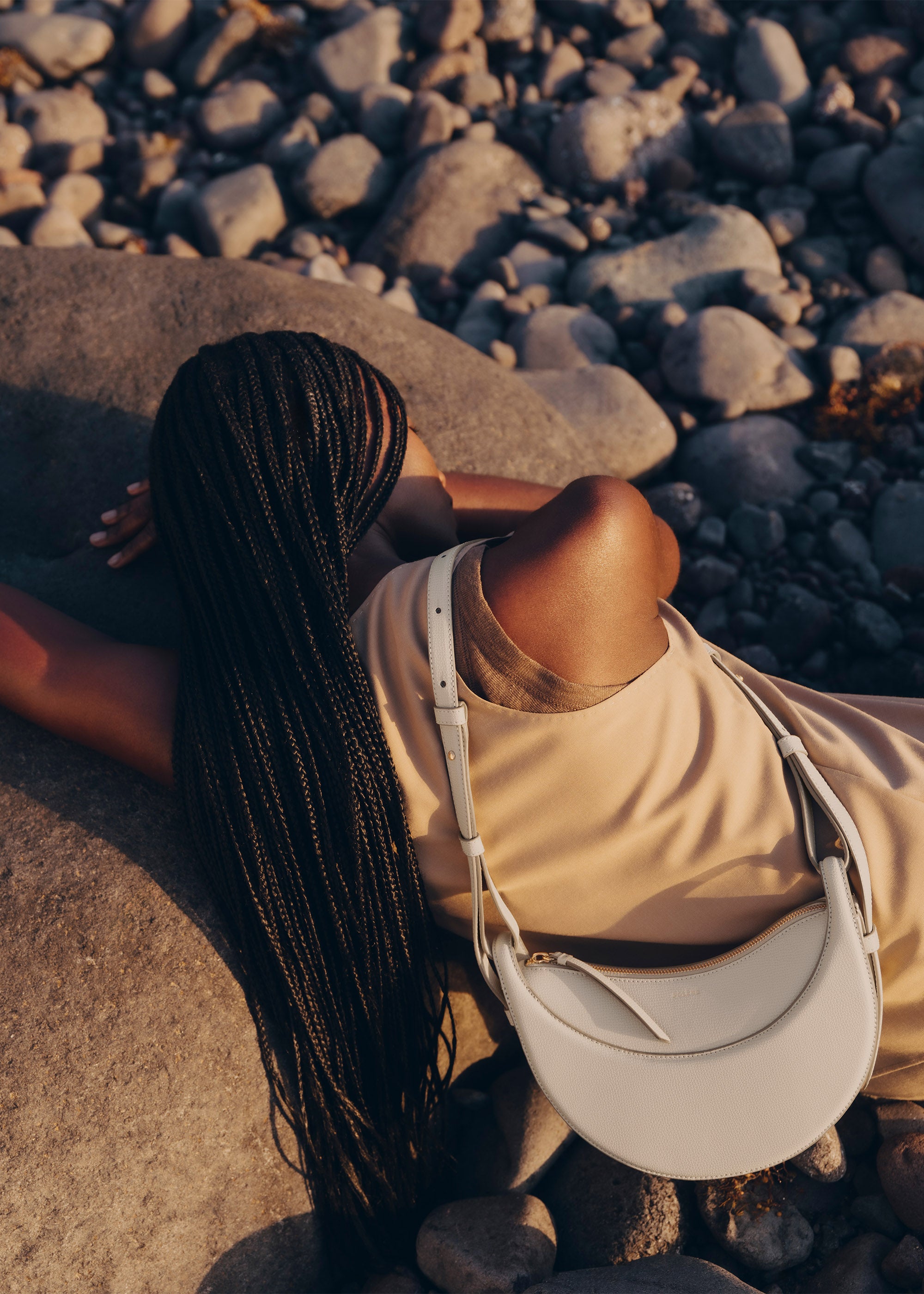 Polène | バッグ - Numéro Dix - チョーク テクスチャード