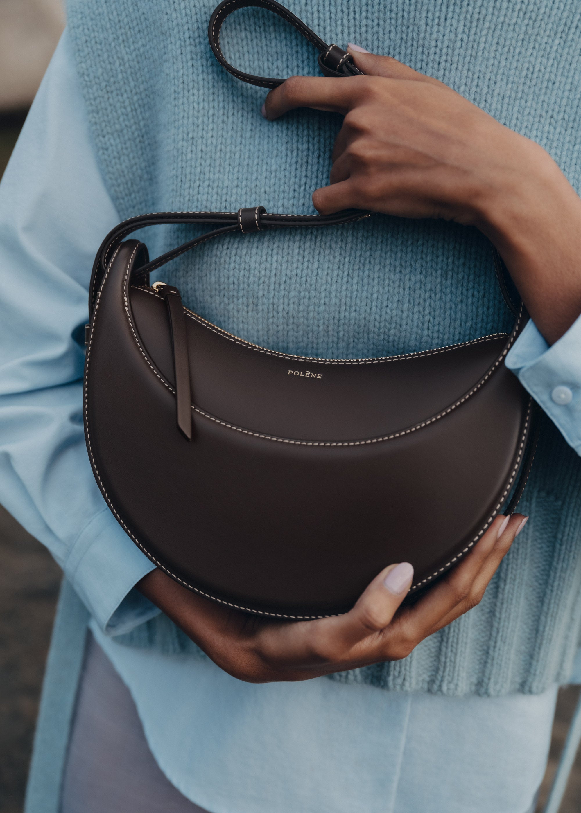 Polène | バッグ - Numéro Dix - エボニー スムース