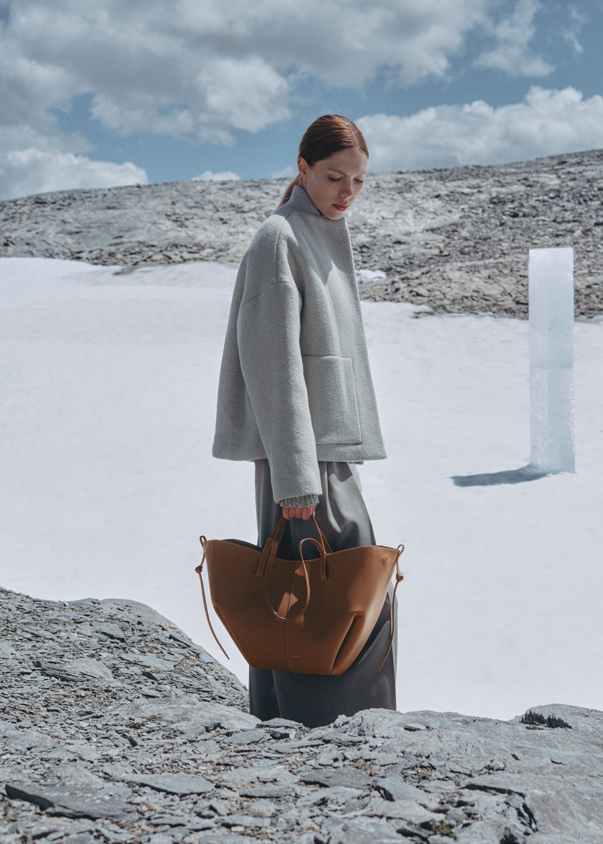 Polène | バッグ - Cyme - キャメル テクスチャード