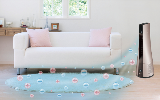 プラズマクラスターの効果 | スリムイオンファンHOT&COOL PF-JTH1