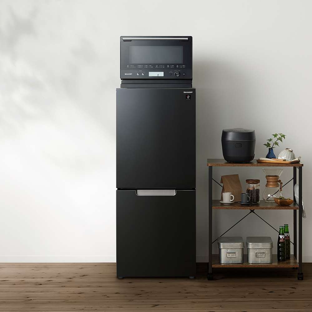 安心の1年保証付き！！ SHARP 2ドア冷蔵庫 SJ-D15J-H 2023年製 152L