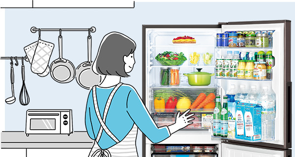 SJ-PD28K | 冷蔵庫：シャープ