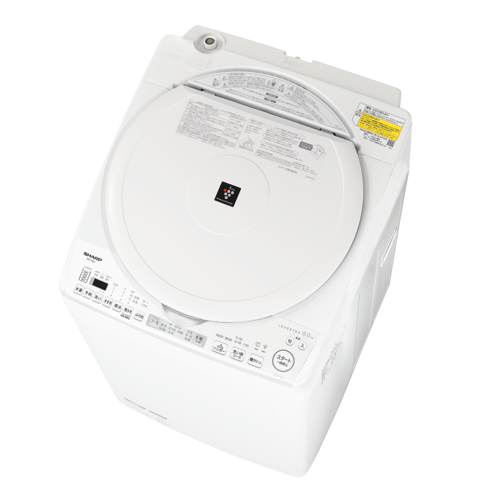 プラズマクラスター | ES-TX8J｜洗濯機：シャープ