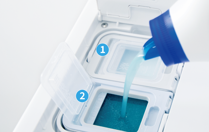 洗剤自動投入 | ES-W114｜洗濯機：シャープ