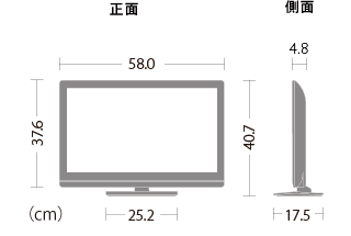 機種別サポート情報（LC-24K5）│液晶テレビ（AQUOS）│サポート・お