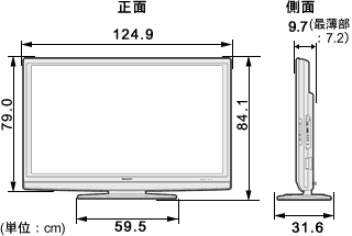 機種別サポート情報（LC-52AE7）｜液晶テレビ（AQUOS）｜サポート・お