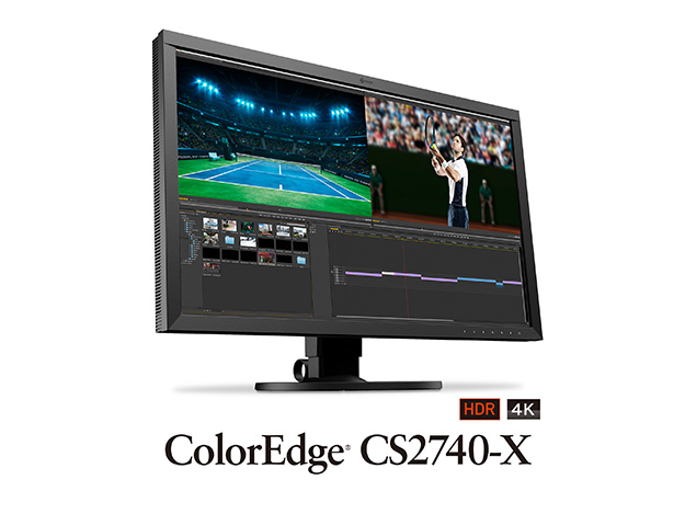 EIZO、HDR表示対応の27型4Kモニター「ColorEdge CS2740-X」を発売