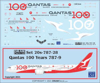 Boeing 787-9 Dreamliner - Japan Airlines Oneworld Draw Decal -20