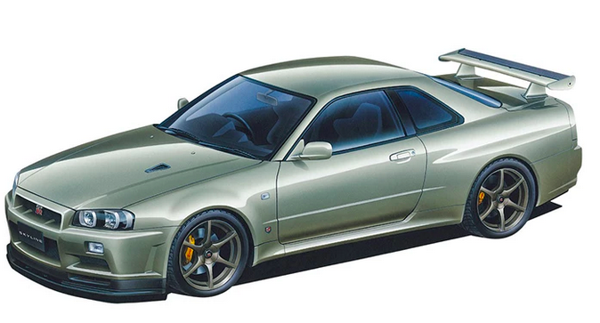 MC#134 Nissan BNR34 Skyline GT-R V-Spec II Nur. '02 Aoshima 06275